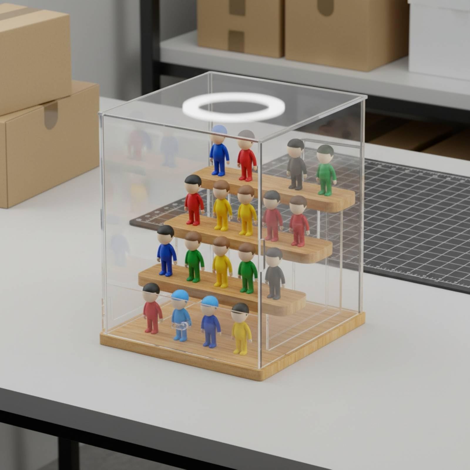 Vitrina Acrílica Caja Expositora para , Style to 3