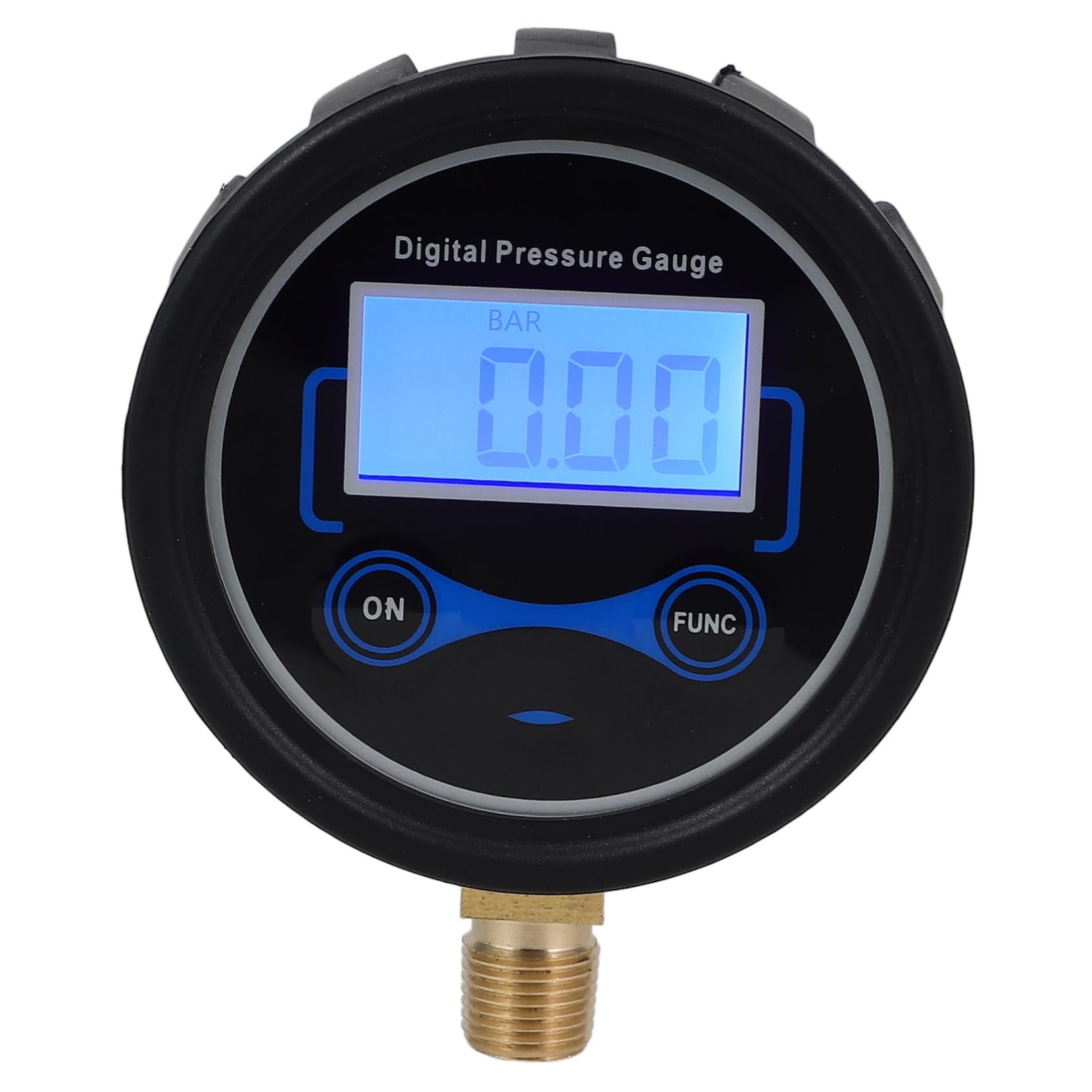 Cabilock 2 Piezas Manómetro De Pantalla Digital Auto Con Indicador Ensayador Manómetro De Presión De Neumáticos Herramienta Medidor De Presión De Aire De Neumáticos Negro El Plastico