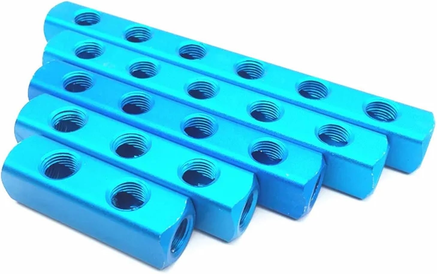 1/4" Thread air Distributor High Pressure Coupling Multiple line Exhaust(7-Way)