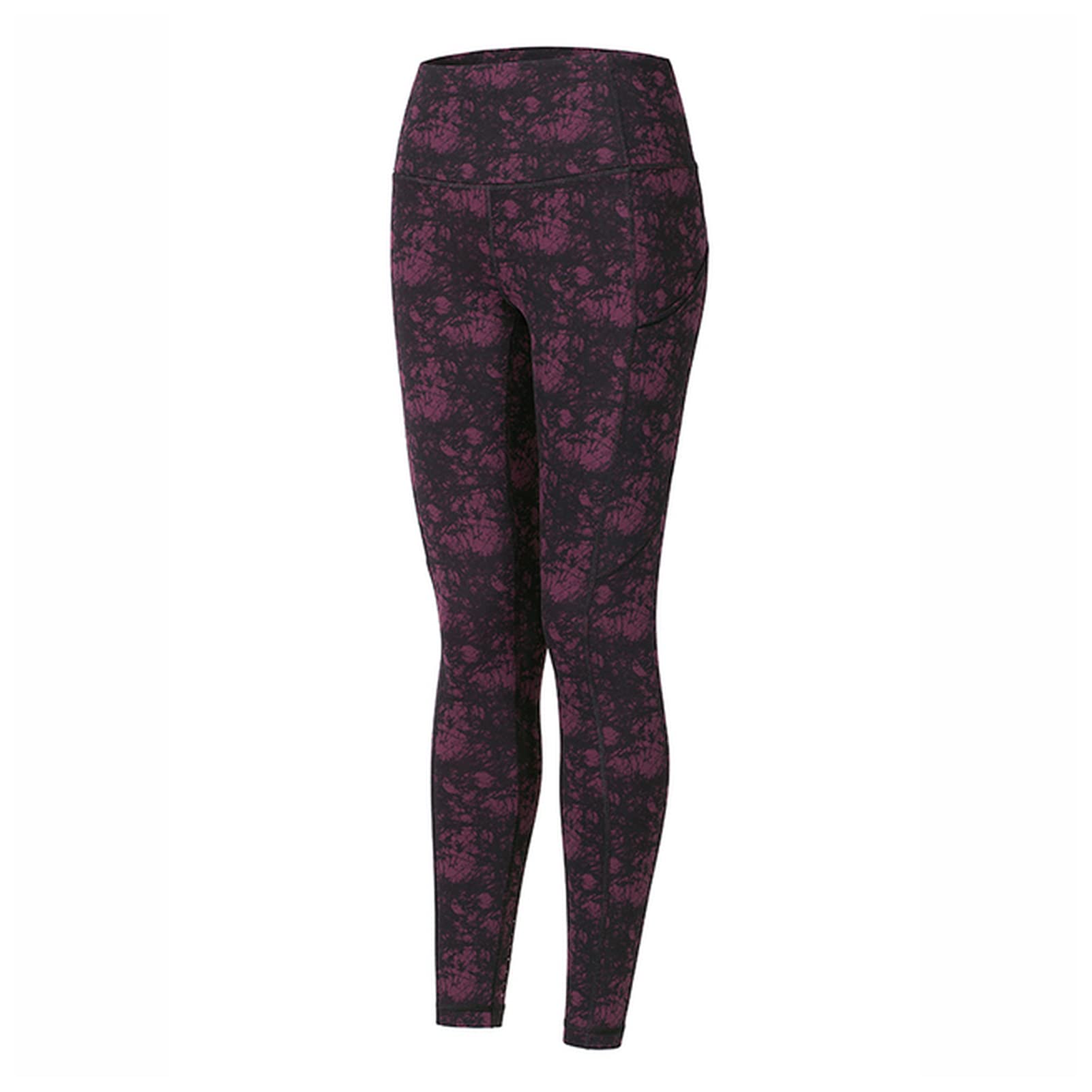 Polainas Impermeables Pantalones de yoga de cintura alta de las mujeres con bolsillos desnudos sentimientos de entrenamiento Leggings Polainas Trail Running ( Color : Texture pattern38 , Size : Small