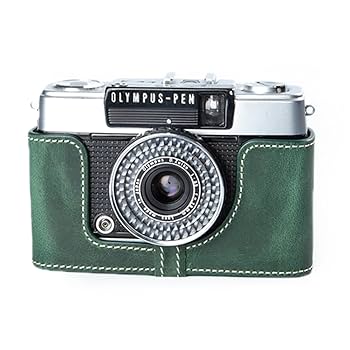 OLYMPUS PEN EE（ケース）付 Amazon | SIUTATDSH カメラケース 銀付牛革 適用Olympus