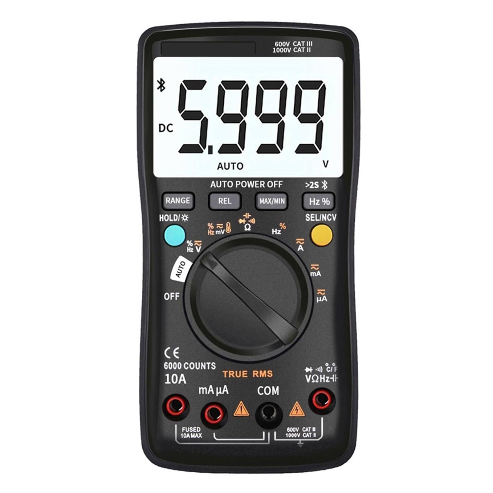 Cyfrowy Multimetr Technologia Bezprzewodowa Amperomierz True Auto Zadzwonił Inteligentny Woltomierz Analogowy Tester Kondensatorów Narzędzie Do Majsterkowania Szybko Dokładnie Łatwy Odczyt