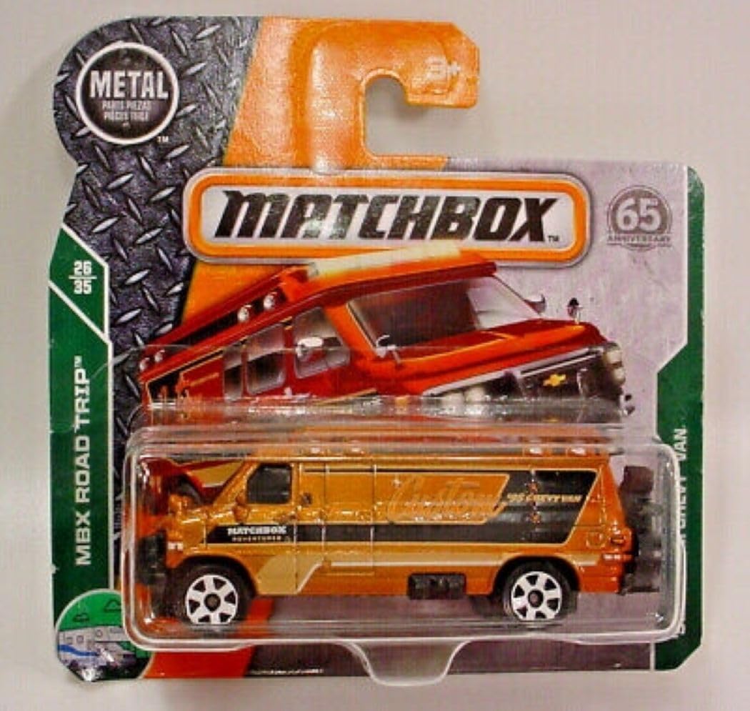 Amazon.com: MATCHBOX '95 CUSTOM CHEVY VAN 26/350 NEW 65TH ANNIVERSARY