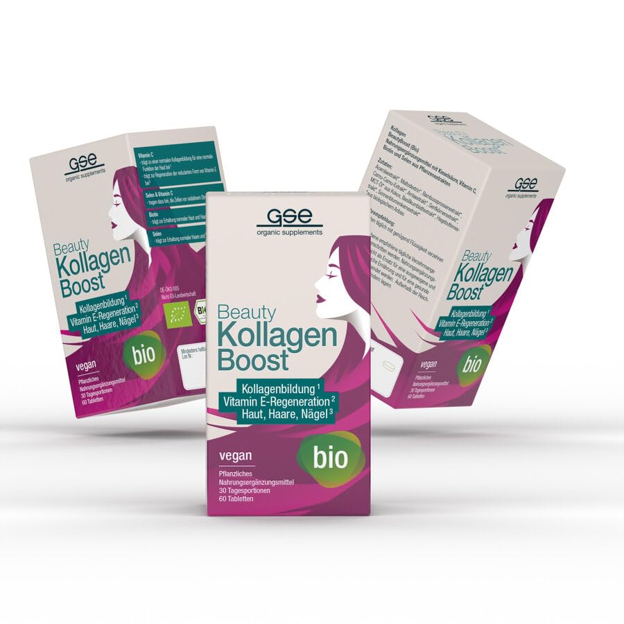 GSE: Beauty - Kollagen Boost 500mg 60 Kapseln 30g (4)
