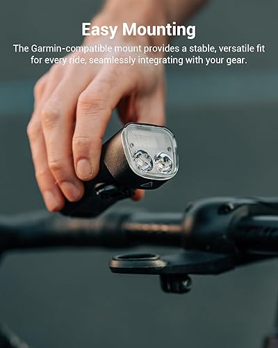 Miniatura 9 de Magicshine ALLTY 2500S - Luces de bicicleta para conducción nocturna, 2500 lúmenes, faro de bicicleta impermeable, batería extraíble, pantalla OLED,