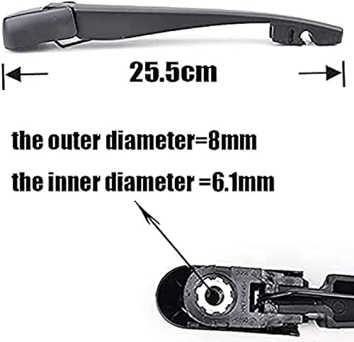 Miniatura 3 de Brazo de limpiaparabrisas trasero para Nissan Pathfinder R51 2005 2006 2007 2008 2009 2010 2011 2012 12 pulgadas Kit de reemplazo de