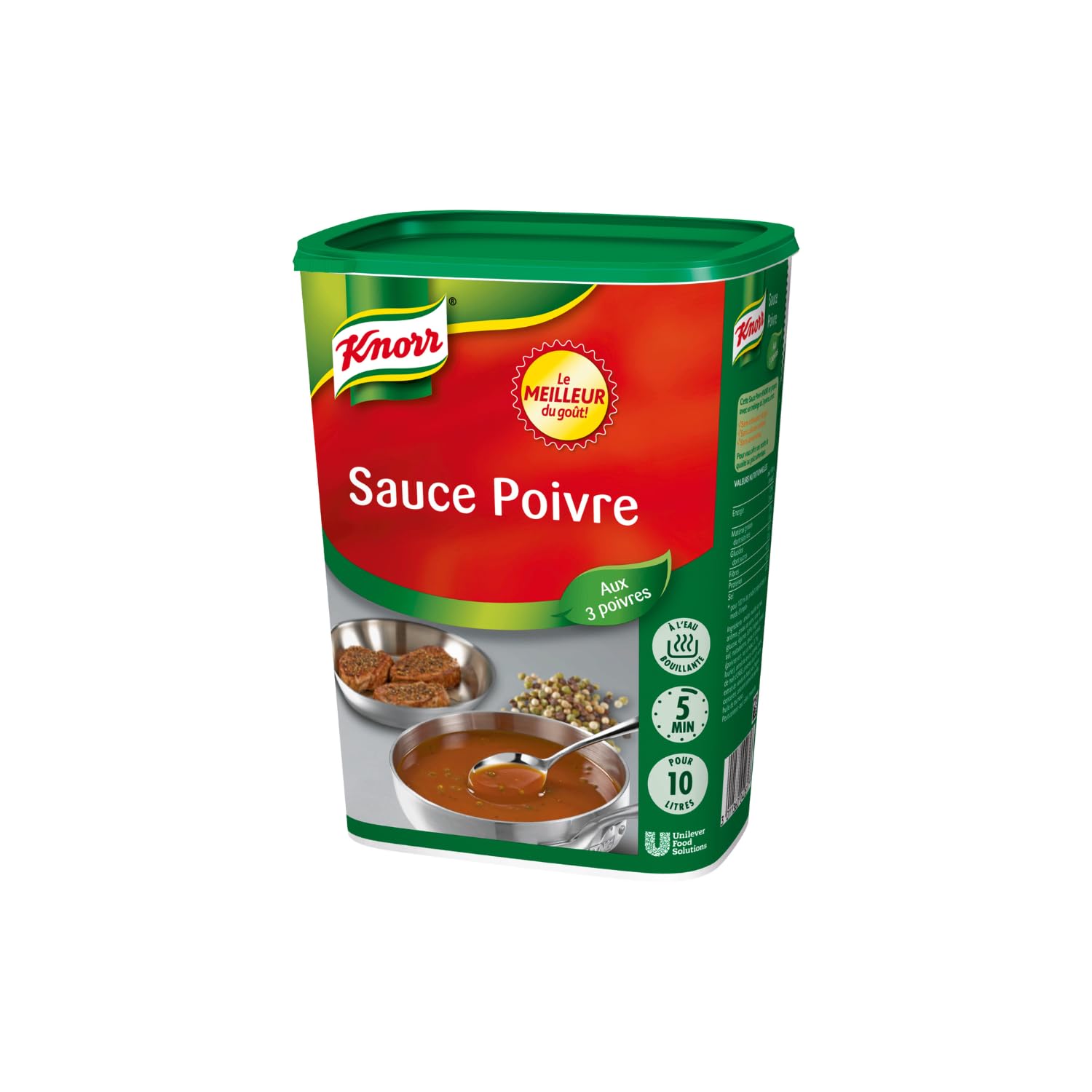 Salsa de Pimienta Deshidratada 900g – Preparación instantánea para carnes y guisos