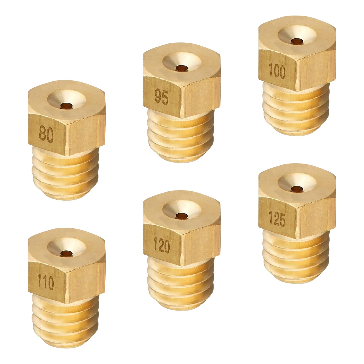 Amazon | Jetsetmoto 六角/小 メインジェット ミクニ M/J (6X8