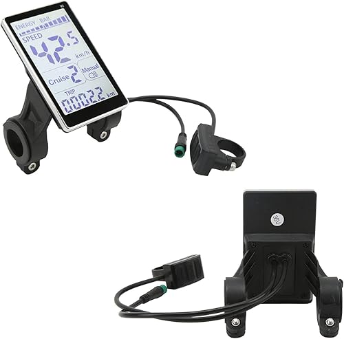 Miniatura 6 de Health Gear - Panel de pantalla eléctrica E Scooter Speed Monitor, 5 pines M5 Pantalla LCD para bicicletas eléctricas de 31.8 0.874 in, 24 V, 36 V,