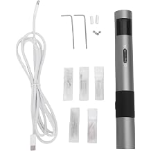 Weytoll Miniature Electric Carving Knife, Ultrasonic Cutter 40W 40 KHz Cutting Frequency 3 Speed Adjustable with Alloy Tip for Plexiglass Carbon Fiber Leather DIY Craft Come #1