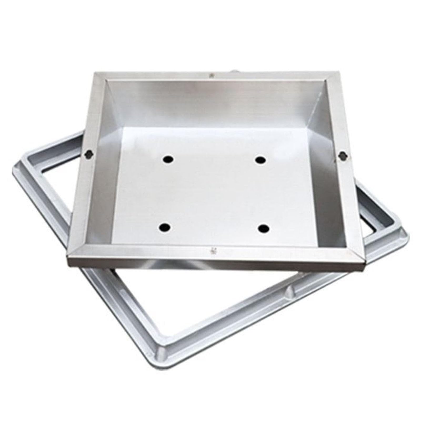 Grille d'égout en acier inoxydable avec trous de drainage extérieurs