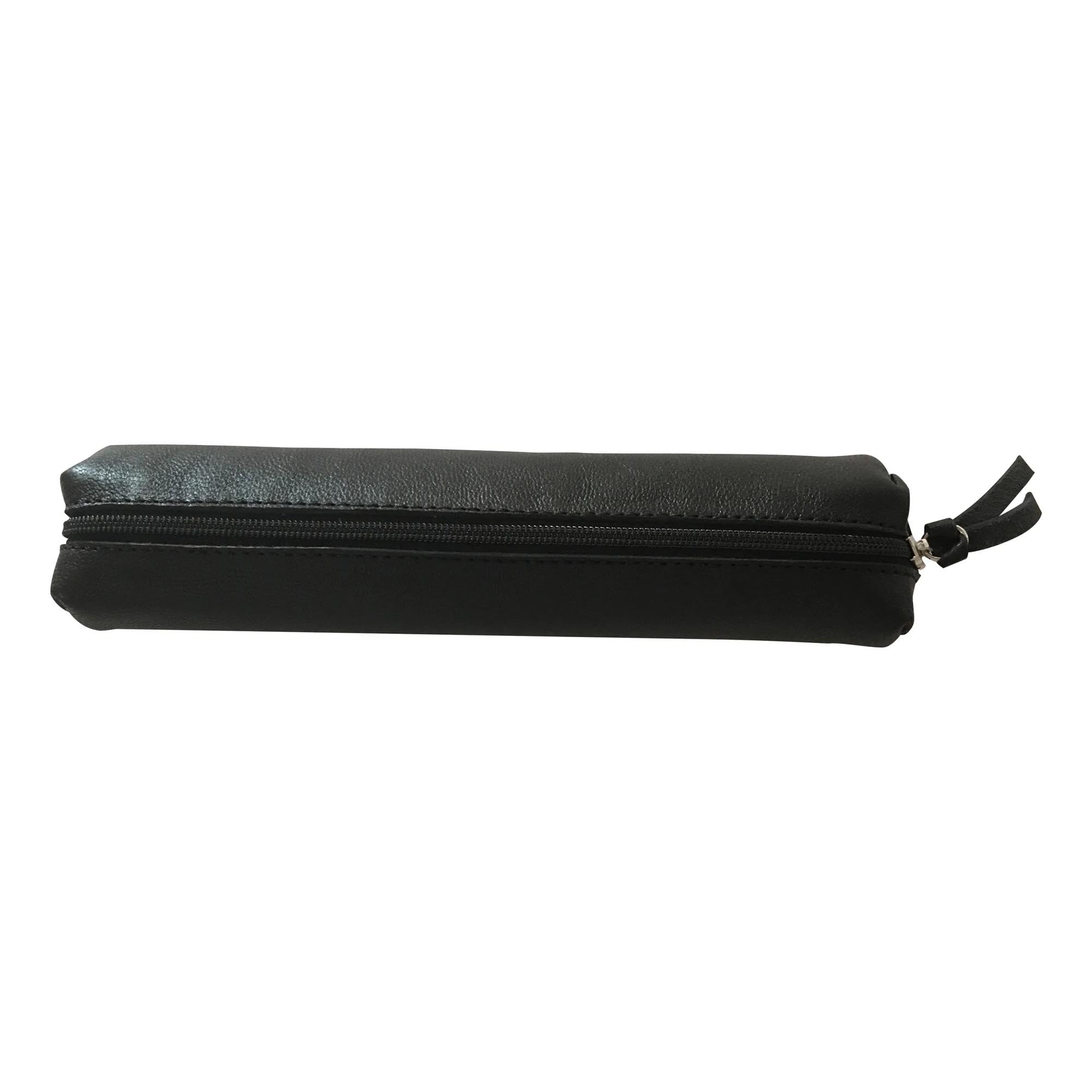 Clairefontaine Petite Troussse Slim en Véritable Cuir d'Agneau Noir