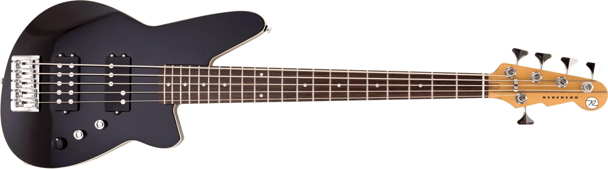 Reverend Mercalli 5 Bass Guitar Midnight Black