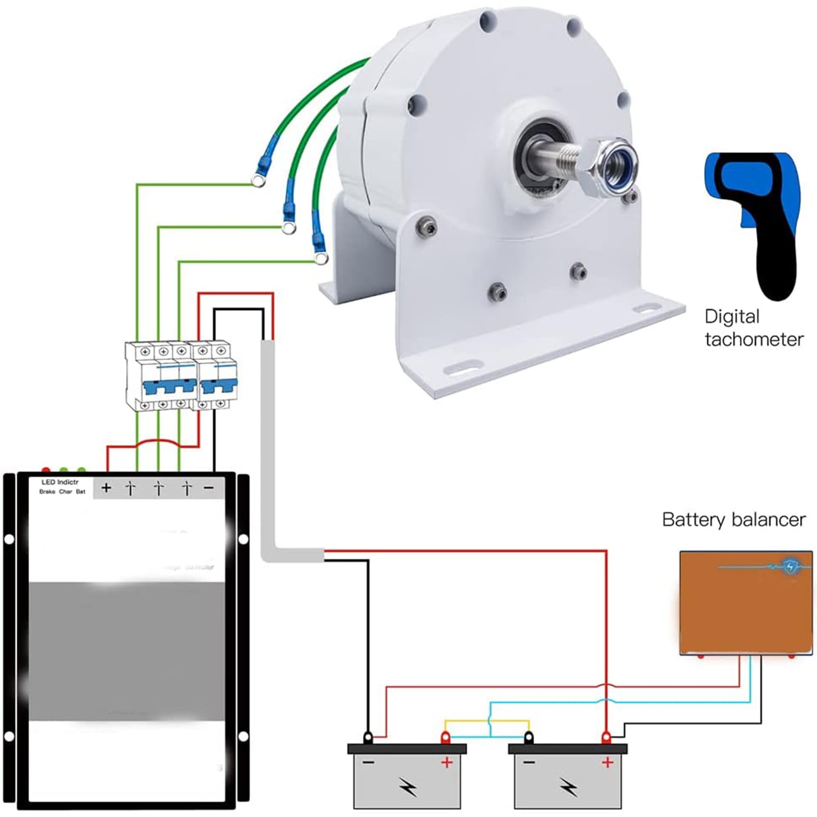 220V,Alternador De Imán Permanente Trifásico 16000W