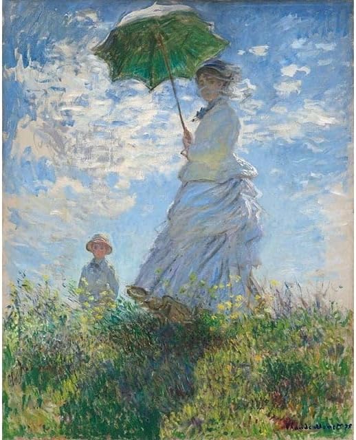 La Promenade by Claude Monet - Van-Go Paint-by-Number Kit 50CMx65CM no Frame