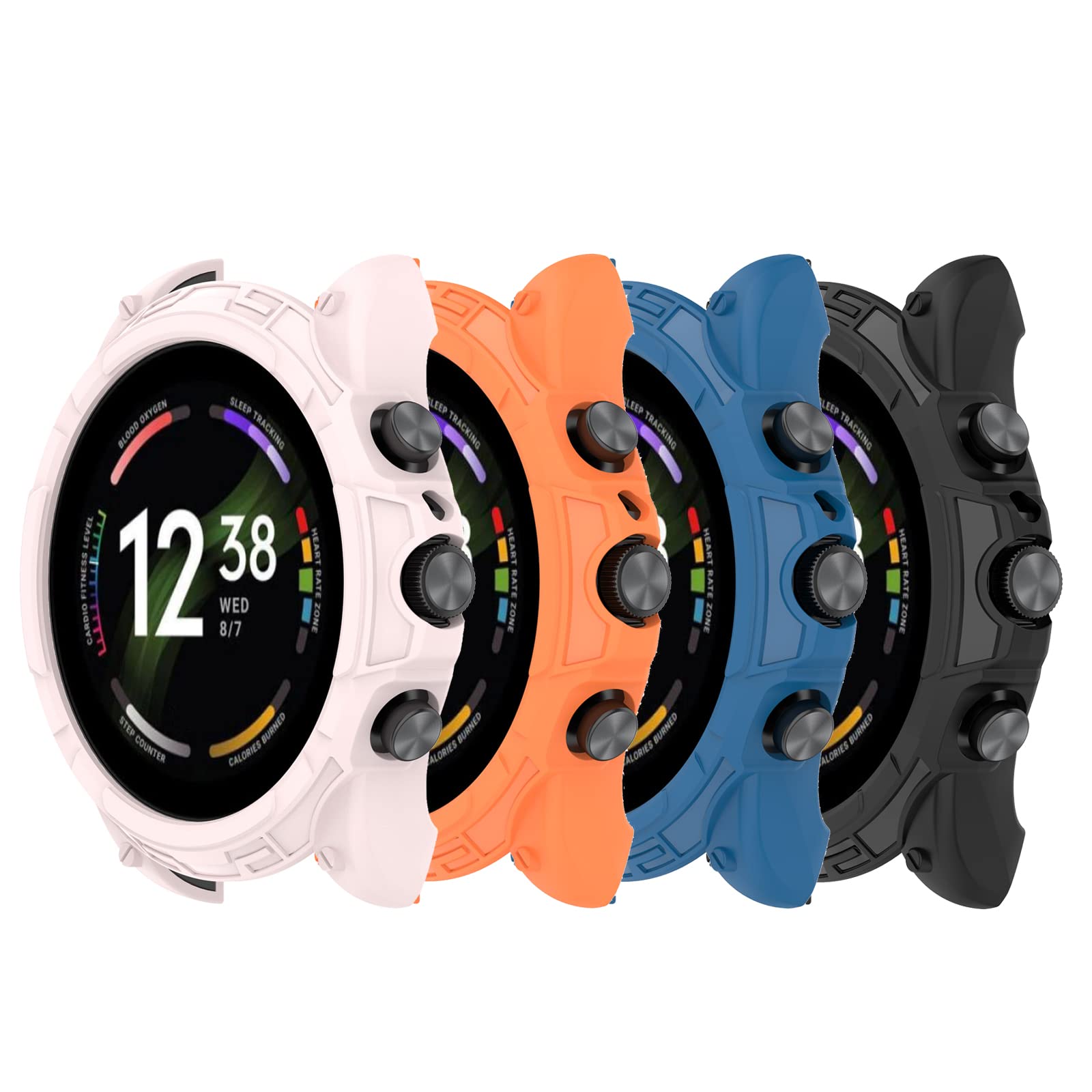 Not for Gen 6 42mm Protective Case Compatible for Fossil Mens Gen 6 44mm Case Cover Bumper Shell