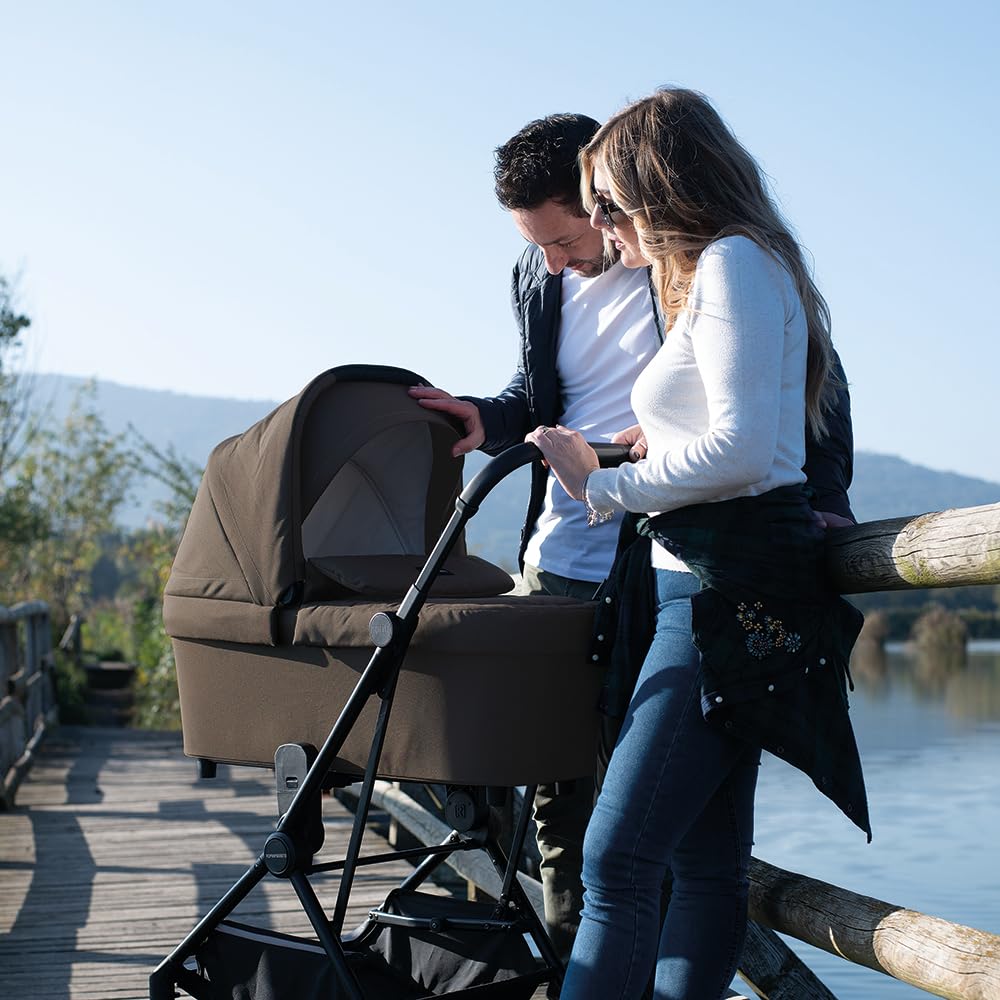 Foppapedretti Spritz I-Size System Modulare Combinato Passeggino Navicella Seggiolino Auto Titanium