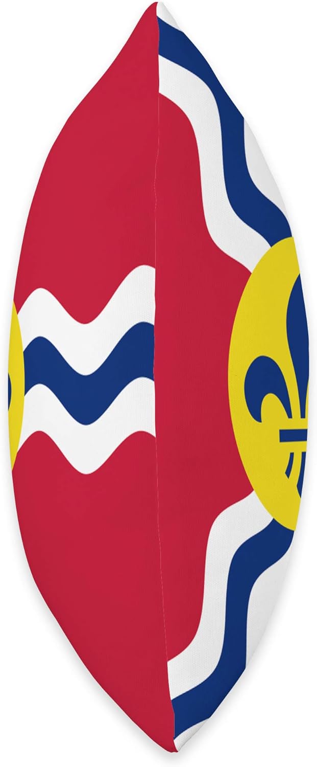 St. Louis Flag Missouri STL Flag Throw Pillow