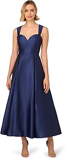 Womens Sweetheart Mikado Ankle Dress