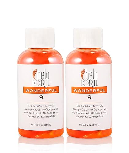 Repara el cabello quebradizo seco y dañado rápidamente con hidratación intensa. Maravillosa mezcla de aceite de 9 cabellos para un cabello increíble