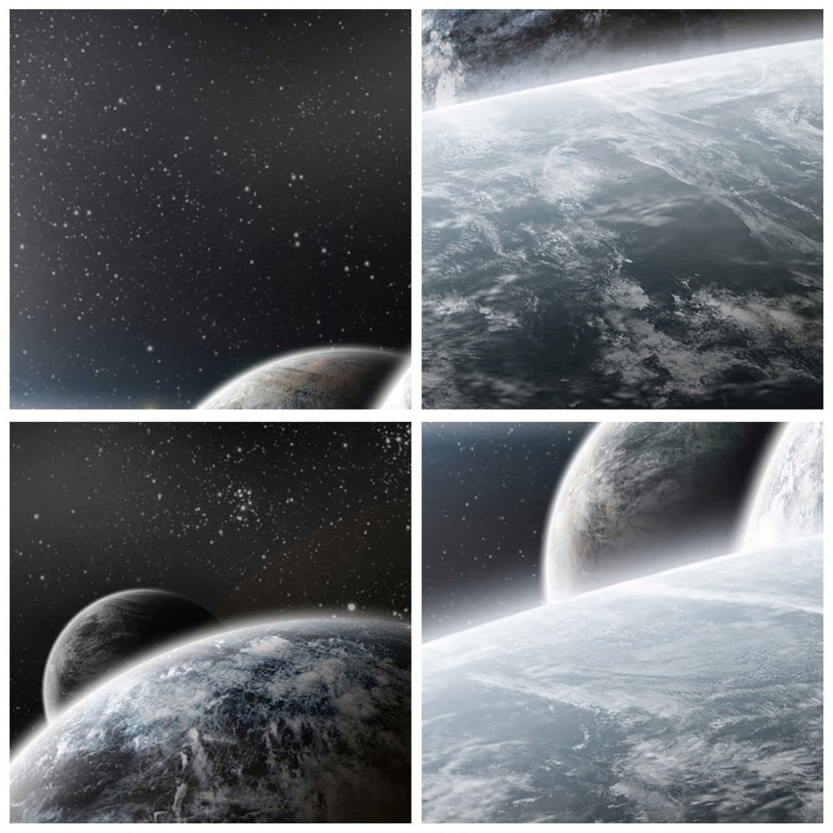 XXL Glasbild Universum 160x50cm – Panorama Wanddekoration Für Wohnzimmer & Schlafzimmer