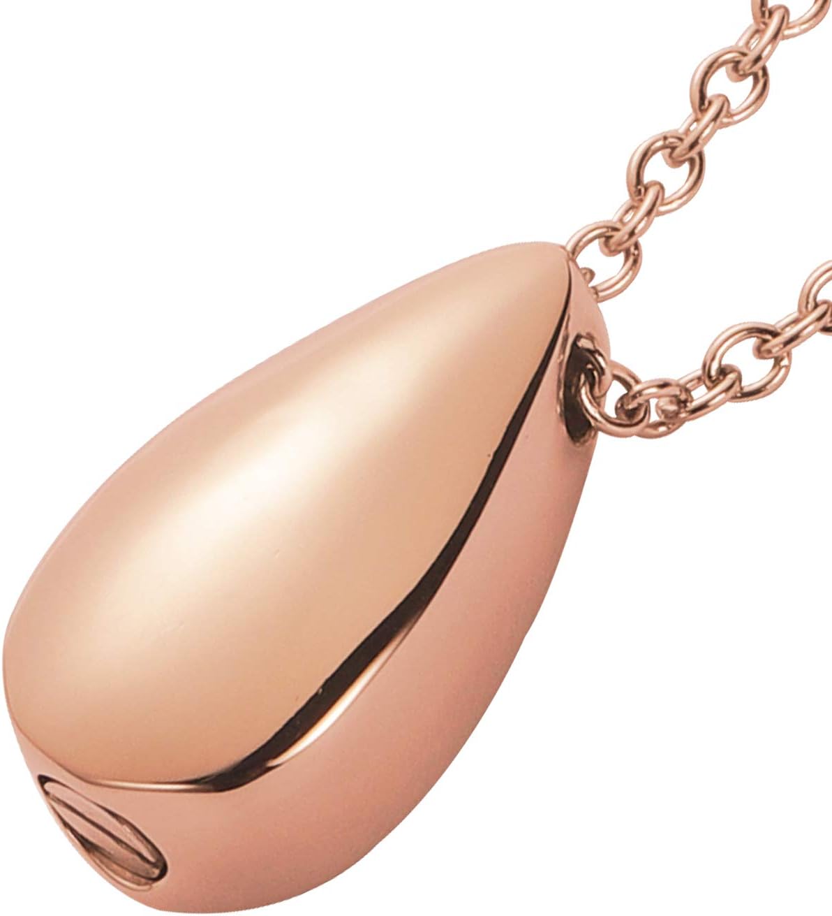 AMIST Teardrop Necklace for Women Urns for Ashes Condolence Memorial Keepsake Sympathy Gift Cremation Jewelry Dainty Necklace for Women