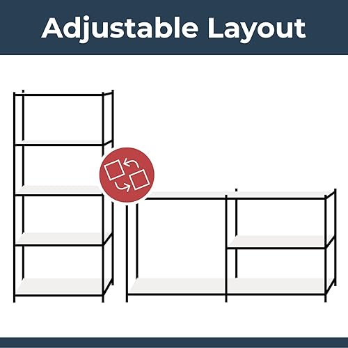 Miniatura 7 de Estantería de garaje  71 pulgadas de alto x 47 pulgadas de largo x 16 pulgadas de ancho  Estantes para almacenamiento  1 bahía  Galvanizado  5