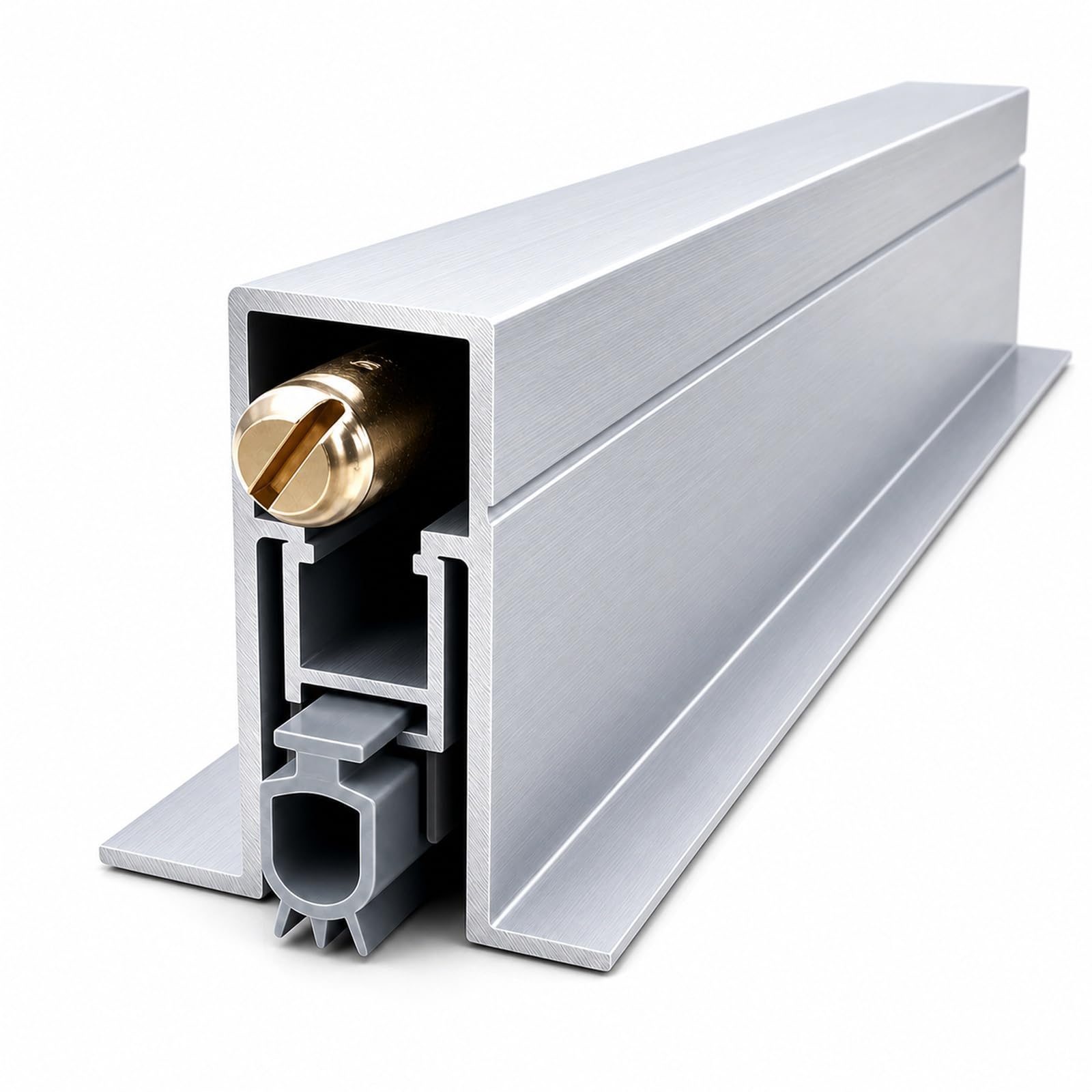 Paraspifferi Sottoporta Incasso/Strisce Oscuranti per Parte Inferiore della Porta Paraspifferi Sottoporta Striscia Tenuta Automatica Scomparsa Forma T Porte Appartamenti per Spazi Vuoti