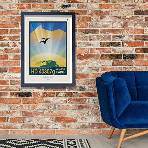 NASA Space Tourism poster encadré extra large Spiffing Prints HD