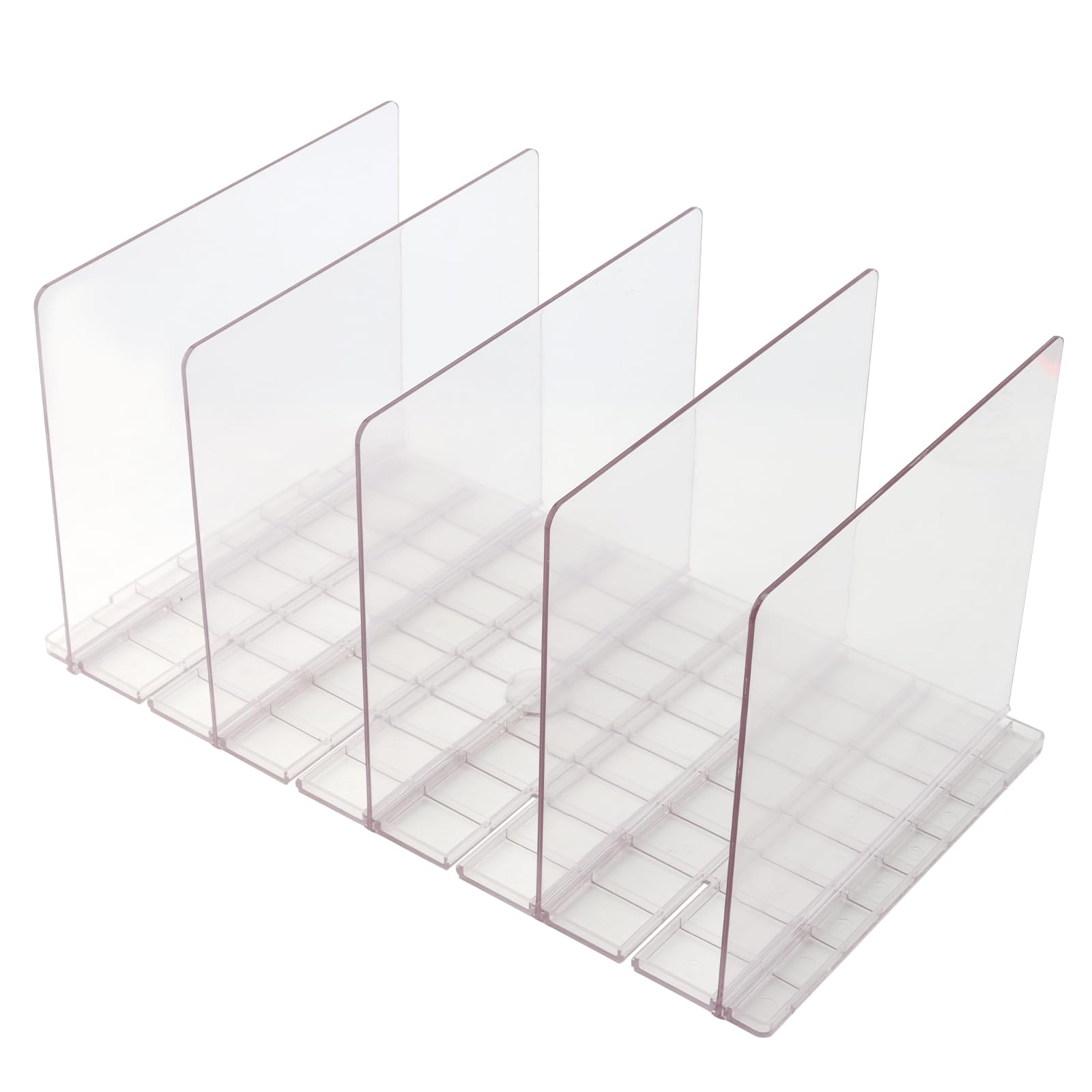 MOUYAT Organizer per borse, divisori regolabili in acrilico, organizer trasparente per borse, per camera da letto, cucina, armadi