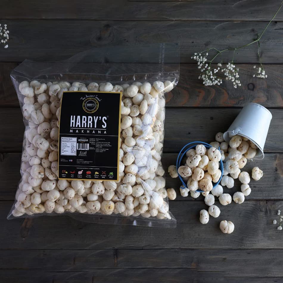 See full amazon price history chart for Harrys Makhana Plain Foxnuts/Lotus Seeds/Phool Makhana - Hand Picked Fox Nuts, Healthy Snacks (Each 250 gm) Pack of 4 Harrys Makhana Plain Foxnuts/Lotus Seeds/Phool Makhana - Hand Picked Fox Nuts, Healthy Snacks (Each 250 gm) Pack of 4 (B08KHPHSZN) Amazon Price History, Amazon Price Tracker