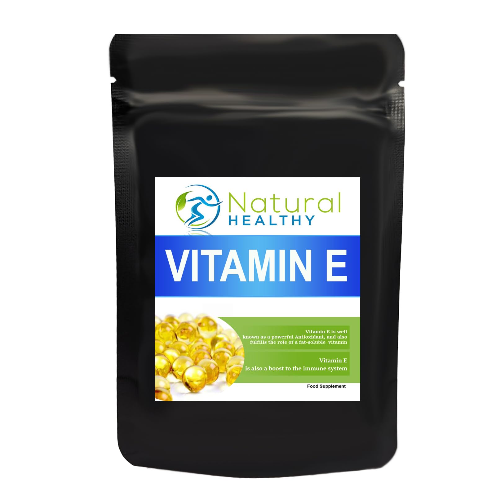 Vitamin E 120 Soft-Gel Capsules - Antioxidant Power for Skin and Health - Immune Support - Easy to Swallow Soft-Gels