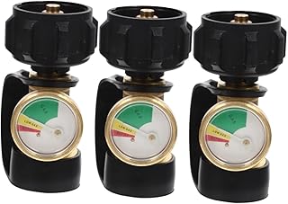 BESPORTBLE Adaptador De Tanque De Gás De 3 Peças Medidor De Pressão Tanque De Propano Vasilhas De Propano Tanque De Gás Cabeça De Conversão Medidor De Nível Medidor De Propano