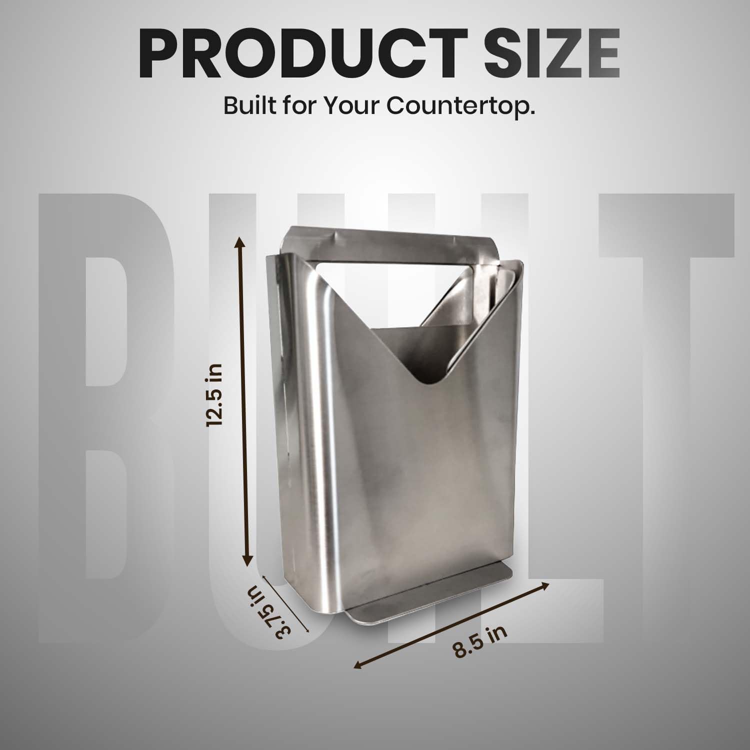 Rattleware Stainless Steel Bagel Slicer - Effortlessly Slice Perfect Bagels Every Time, Ideal for Home and Commercial Use