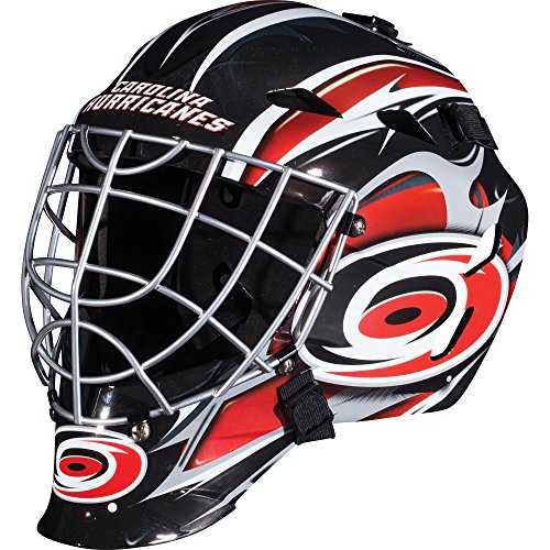 image for Franklin Sports NHL Carolina Hurricanes Hockey Goalie Face Mask - Goal