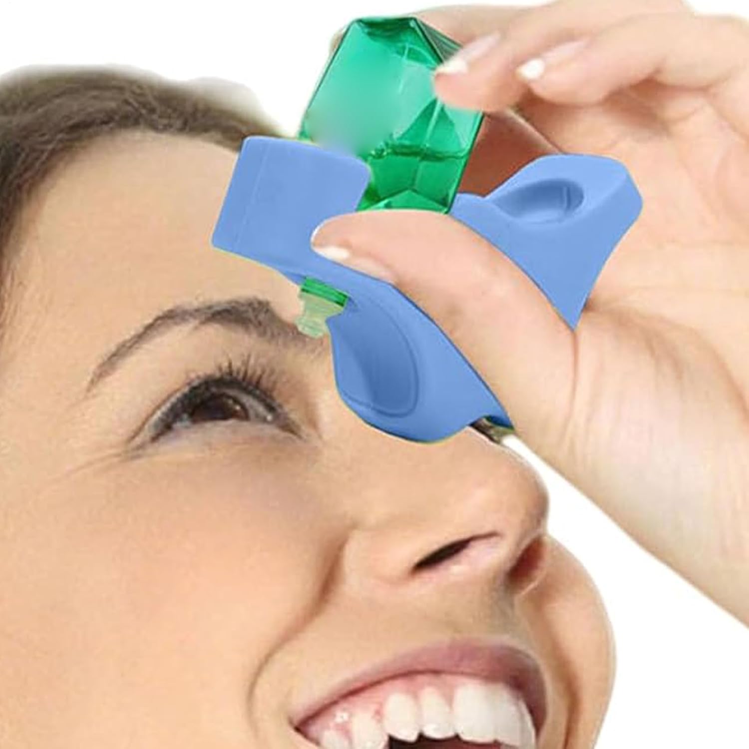 Reusable Eye Drop Guide, Precise Eyedropper Assist Tool, 1 Piece Dispenser with Anti Spill Tip, Easy Application Eye Drop Device, Guide with Comfortable Grip Design, Care Tool for Seniors Adults Youth