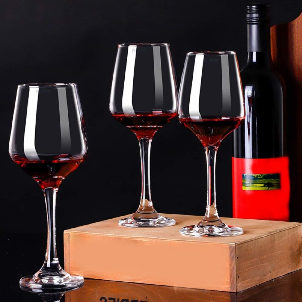 FINSTER Wine Glasses Set - 8 Crystal Tall Wine Glasses -6 FINSTER Wine Glasses Set - 8 Crystal Tall Wine Glasses -6