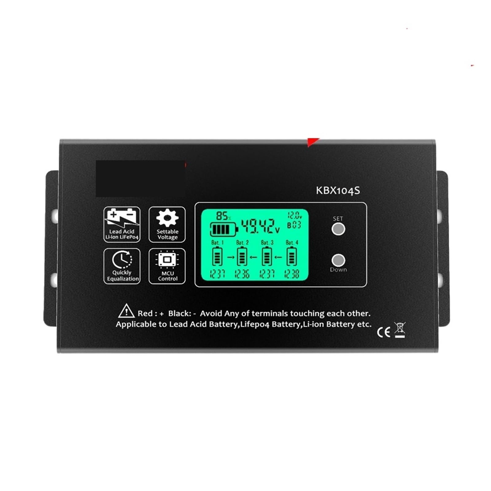 ZIPCOM battery equaliser 48V Voltage Controller Battery Equalizer Batteries Monitor Balancer Lead Acid Li-ion Series 24 36 48 60 96 V