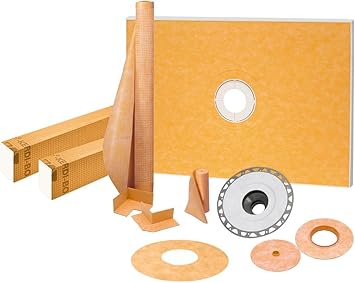 Schluter Kerdi Shower Kit with Shower Tray & Curb