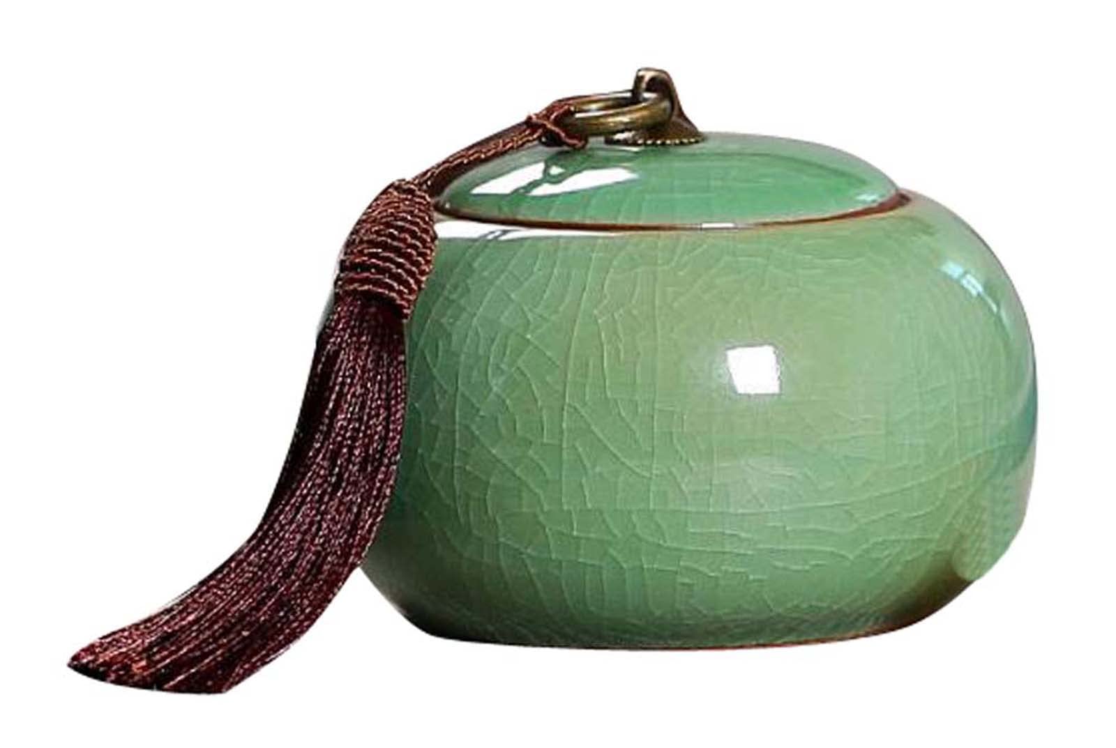 Boîte à thé en porcelaine chinoise ZEALMAX C pour conservation du café et sucre
