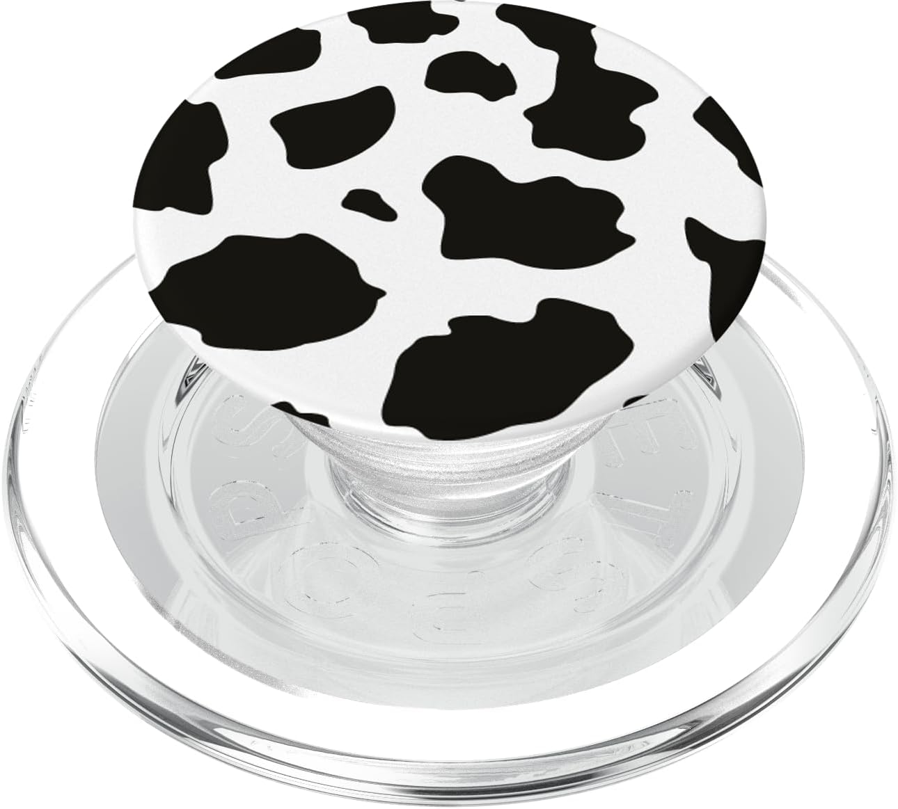 Black and White Cow Print Cute Design for Boys Teen Girls PopSockets PopGrip for MagSafe