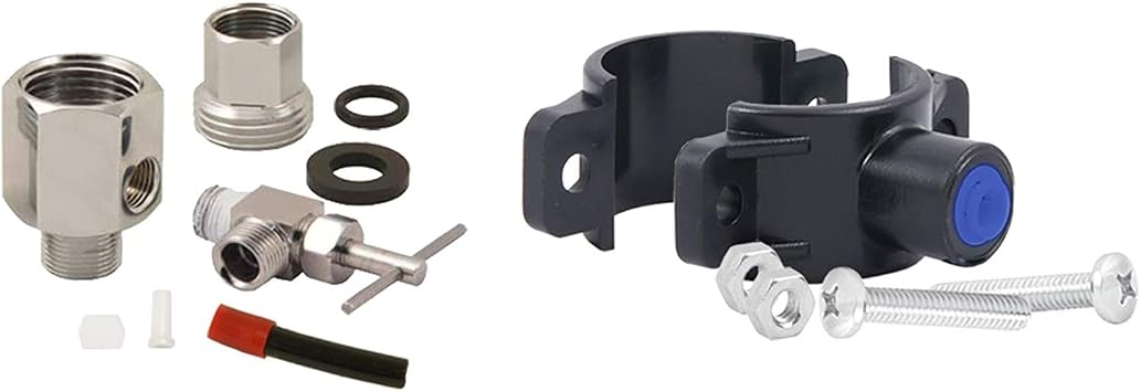 APEC Water Systems Replacement Feed Water Adapter & Drain Saddle Valve For Undersink System MOVEKIT