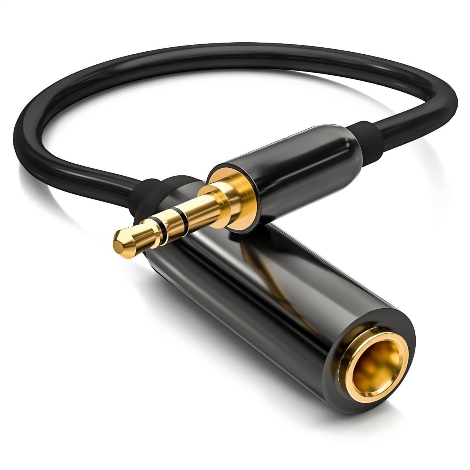 Cable De Audio De Guitarra Cable de para instrumentos 3.5 macho a 6.35 hembra 6.5 Cable adaptador de guitarra para micrófono digital (Color : 3/4, Size : 30m)