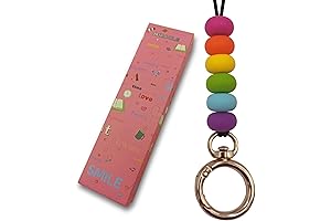 Cute Silicone Beaded Teacher Lanyard Necklace