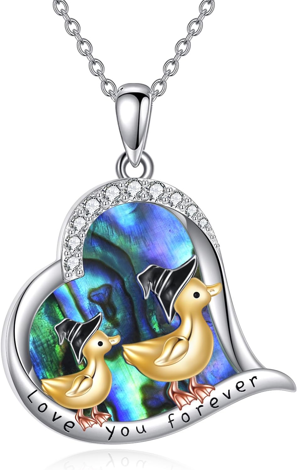 Animal Necklace for Women Necklace 925 Sterling Silver Heart Cute Animal Pendant Necklaces Jewelry Gifts