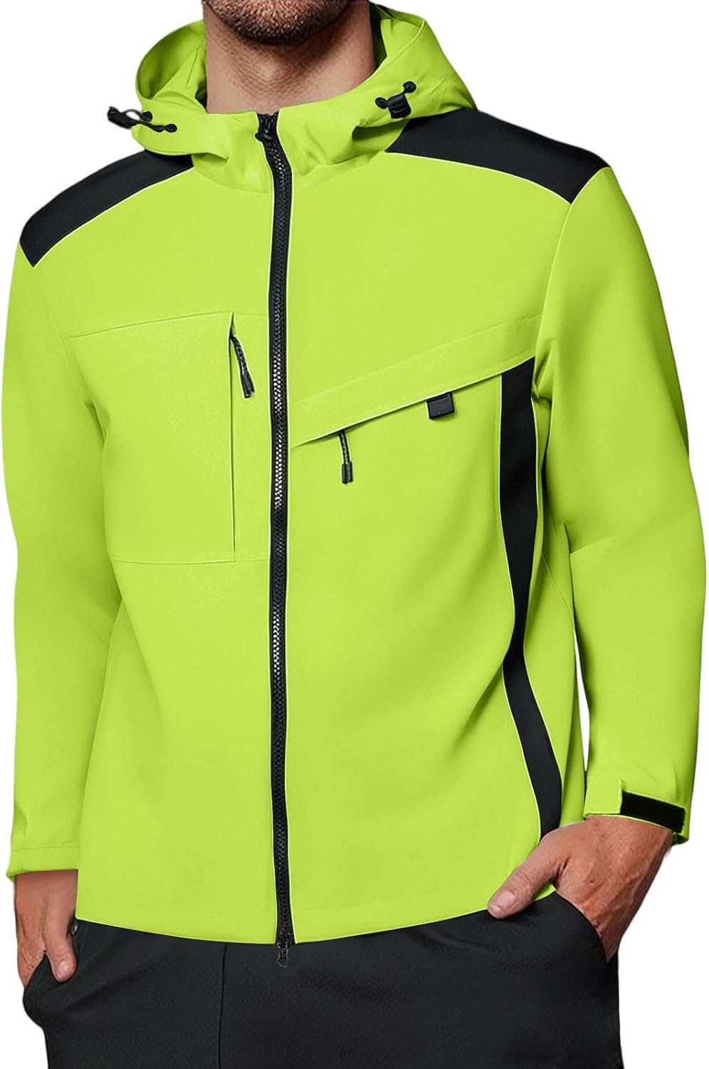 Veste Imperméable Windrunner Noir Vert Homme - Nike