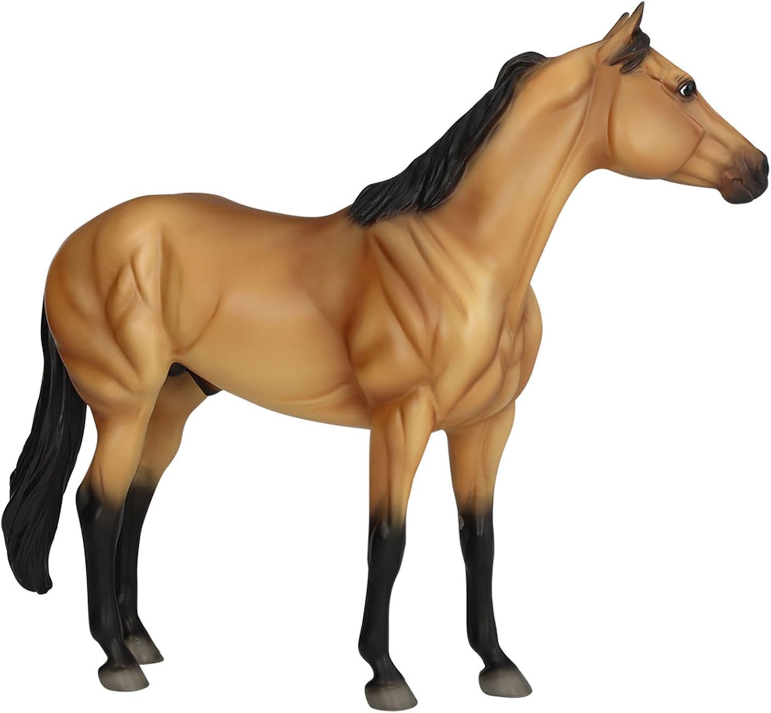 Breyer Horses Traditional Series | The Ideal Series | Buckskin by Orren Mixer | Horse Figurine | 11.5" L X 8.5" H | Model #B-TR-10248