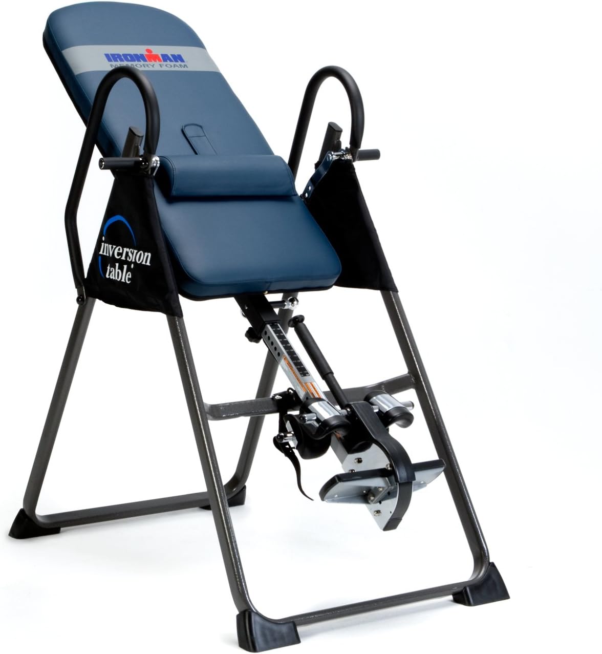 IRONMAN Gravity Highest Weight Capacity Inversion Table with Optional No Pinch AIRSOFT Ankle Holder