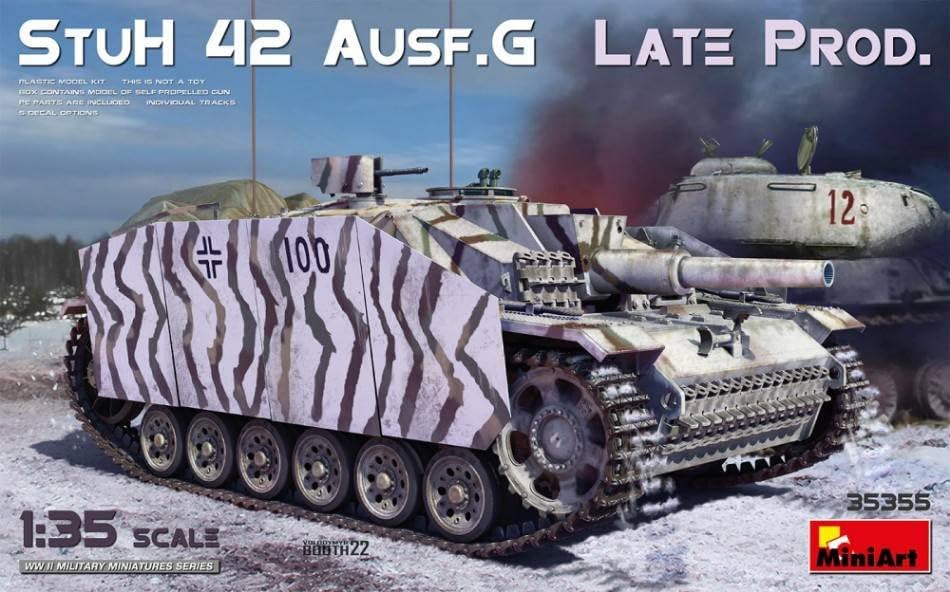 Miniart KIT DA MONTARE in Scala COMPATIBILE CON STUH 42 AUSF.G Late PROD. KIT 135 MIN35355