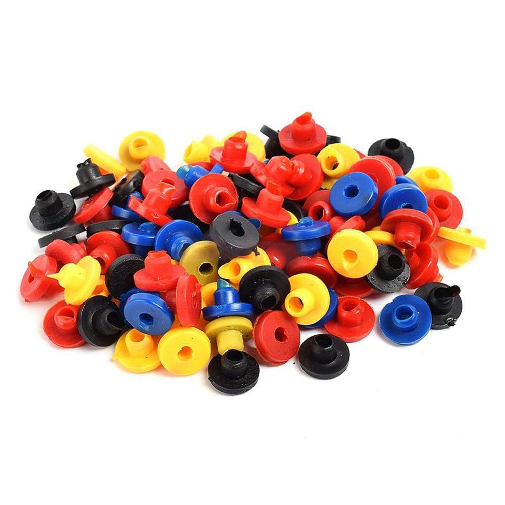 Tattoo Rubber Nipples Color Tattoo Needle Rubber Nipples Pad for Tattoo Machine Accessories Parts (Pack of 100)-picture-46